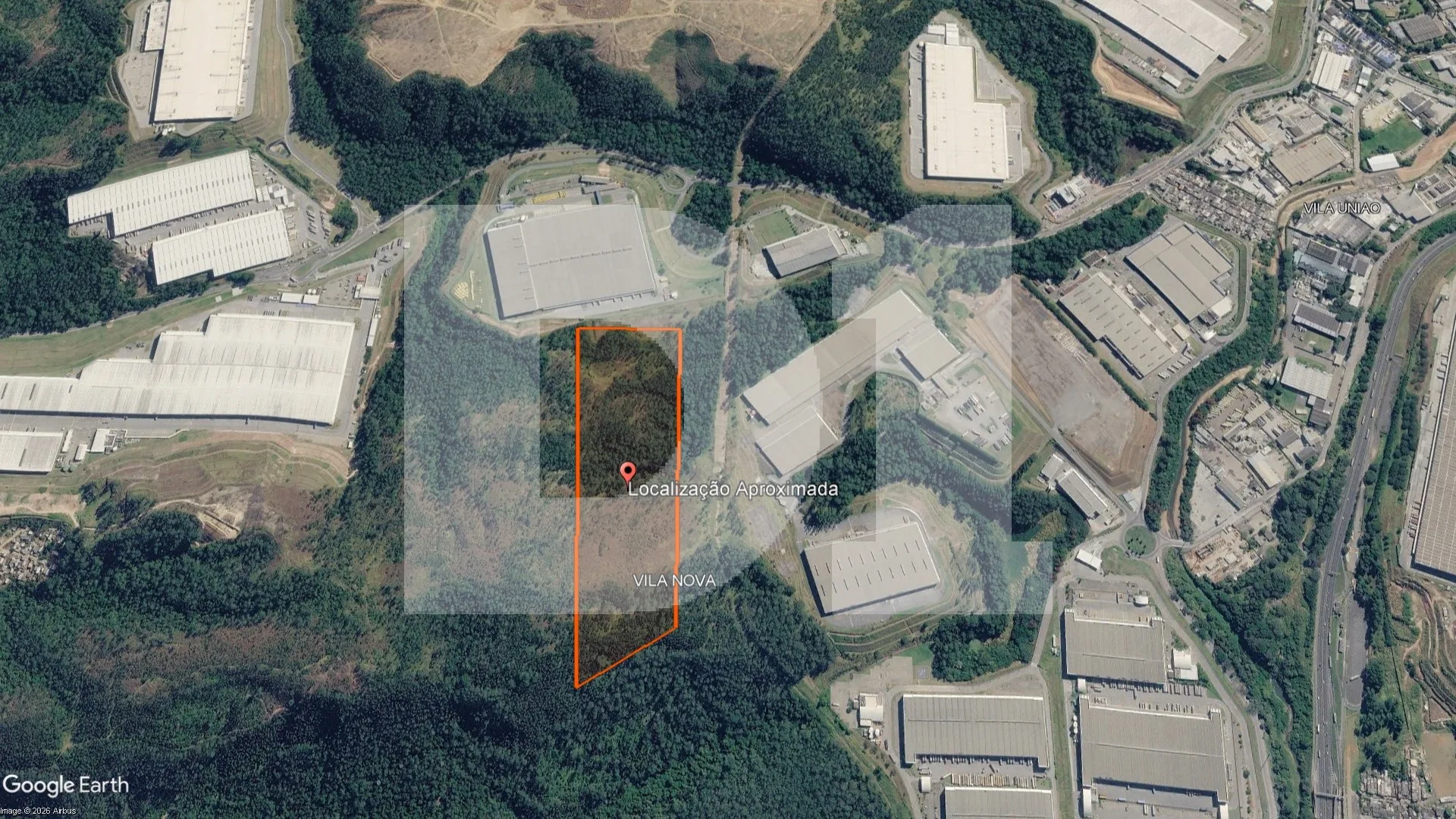 Imagem do imóvel Jordanésia - Cajamar/SP - Terreno p/ Incorporação Logística - 118.000,00 m²